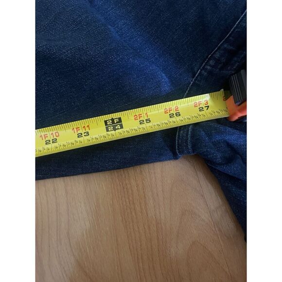 LRL RALPH LAUREN Blue Denim Floral Embroidered Premier Skinny Cropped Jeans NWT - Picture 8 of 8